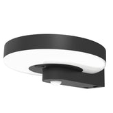 4lite Arundel Solar IP44 Die-Cast Aluminium LED Outdoor Wall Light with Built in PIR Motion Sensor