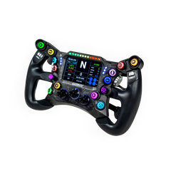 Trak Racer UK Conspit 290GP Formula steering wheel with 3D ergonomic design for racing simulation setups.