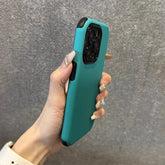 Phone Base iPhone 14 series 2-piece colour gradient case in turquoise, showing the stylish protective design and vibrant finish.