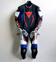 DAS 077 MotoGP Misano Motorcycle Motorbike Leather Suit One Pc