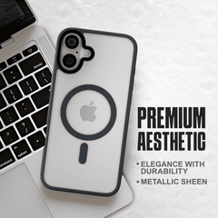 Phone Base Vibe MagSafe Case for iPhone 15 and 16 series, slim protective case with magnetic alignment for wireless charging.