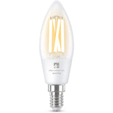 4lite WiZ Connected C35 Candle Filament White WiFi LED Smart Bulb - E14 Small Screw