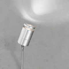 4lite Marinus GU10 Outdoor Garden Spike Light - Stainless Steel
