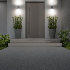 4lite Marinus GU10 Bi-Directional Outdoor Wall Light without PIR - Anthracite