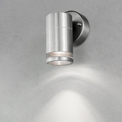 4lite Marinus GU10 Single Direction Outdoor Wall Light without PIR - Stainless Steel