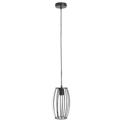 4lite Decorative Pear Cage Lighting Pendant for E27 Large Screw Fit Lamp (Bulb Not Included) - Matte Black