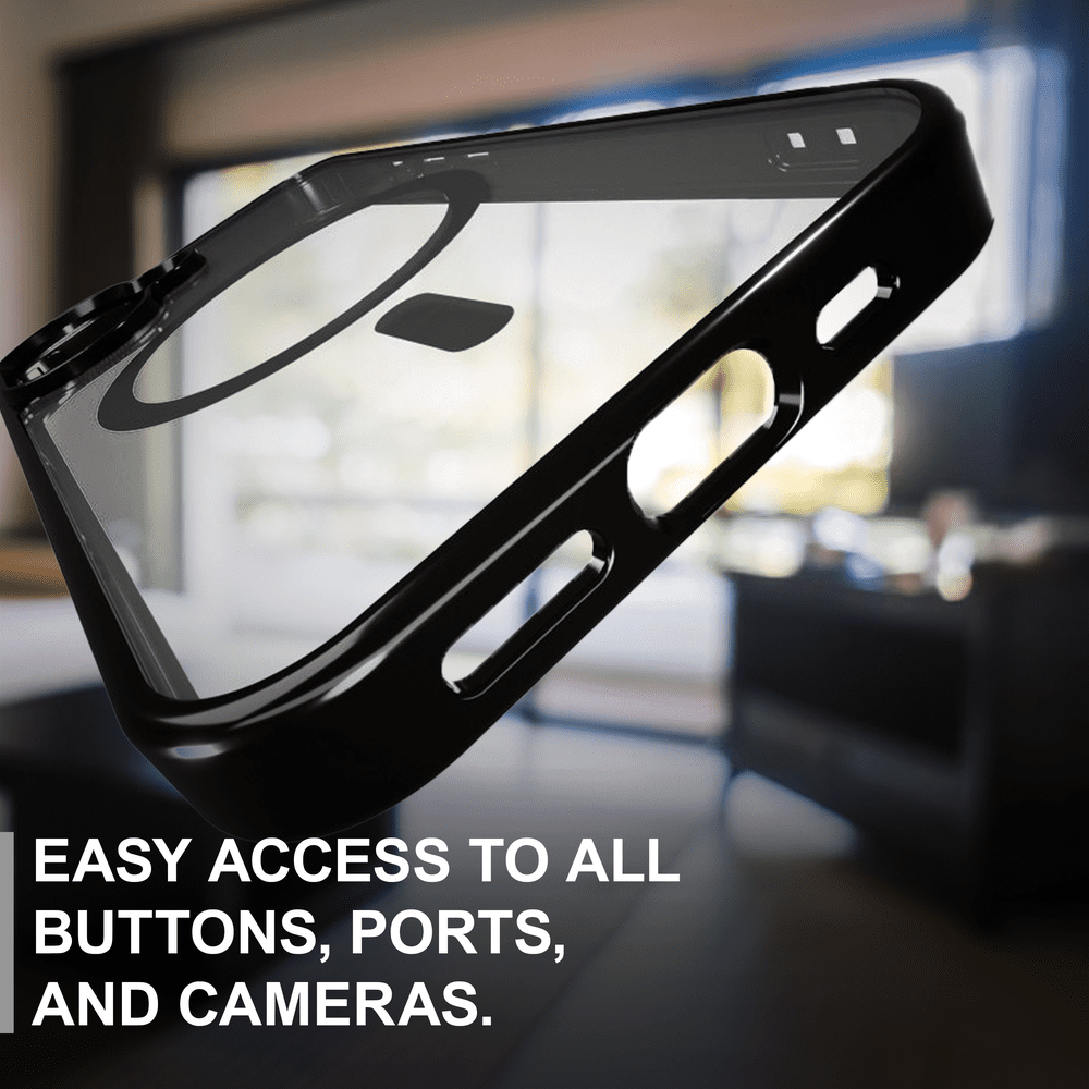 Phone Base iPhone Vibe MagSafe Case for iPhone 15 and 16 series with sleek design and secure magnetic attachment.