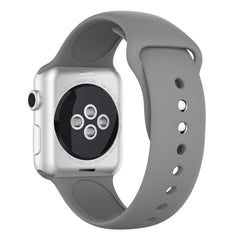 Double Rivets Silicone Watch Band for Apple Watch Series 3 & 2 & 1 42mm, Apple Watch 42mm