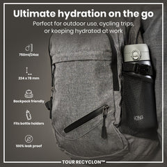 Bottle, Recyclon, Grey, 750ml