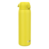 Leak Proof 1 Litre Thermal Water Bottle, Insulated Steel, Yellow, 1L
