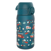 Leak Proof Kids Water Bottle, Recyclon, Rescue Vehicles, 350ml (12oz)