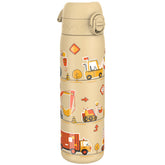 Leak Proof Slim Water Bottle, Stainless Steel, Diggers, 600ml (20oz)