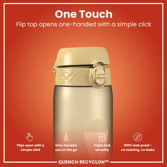 Leak Proof 1 litre Water Bottle, Recyclon, Desert, 1L