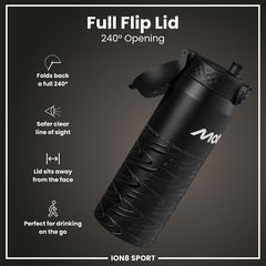 MotoGP x ION8 Insulated Steel Water Bottle, MotoGP Lean, 750ml (24oz)
