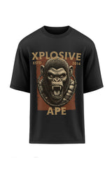XAPE Barbed Oversized Tee - Black