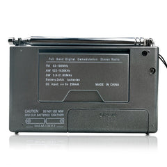 HRD-310 Portable FM AM SW Full Band Digital Demodulation Radio