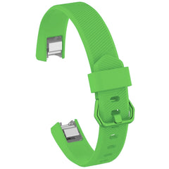 Solid Color Silicone Watch Band for FITBIT Alta / HR, Size: L(Brown), L