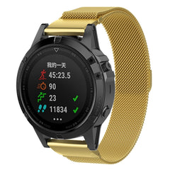 For Garmin Fenix 7X Milanese Watch Band, For Garmin Fenix 7X