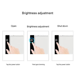 3.5W 5V LED USB Three Level of Brightness Dimmable A4 Acrylic Scale Copy Boards Anime Sketch Drawing Sketchpad with USB Cable 1.5m & Power Adapter, Copy Boards with USB Cable 1.5m & Power Adapter