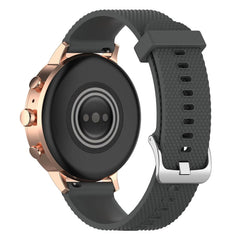 18mm Texture Silicone Wrist Strap Watch Band for Fossil Female Sport / Charter HR / Gen 4 Q Venture HR