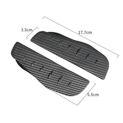 Car Rear View Mirror Rain Eyebrow Cover Catering Mirror PVC Carbon Fiber Pattern Rain Shield, DM-119