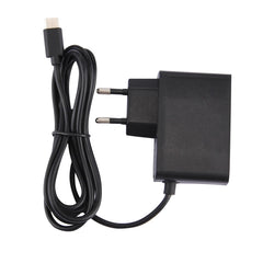For Nintendo Switch NS Game Console Wall Adapter Charger Charger Adapter Charging Power, DC 5V, Cable Length: 1.5m, EU Plug(Black), For Switch NS EU Plug