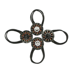 Flycolor Raptor Series Power Set, Includes 4 PCS 20A Speed Controllers + 4 PCS 2300KV Motors + 4 PCS 5045 Propellers, 2300KV