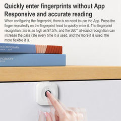 Original Xiaomi Youpin ZNGS06YSB YEELOCK Smart Fingerprint Drawer Cabinet Lock, ZNGS06YSB YEELOCK