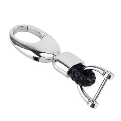 Car Metal Key Holder With Two Rings, Key Holder With Two Rings(Black)