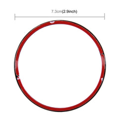 4 PCS Car Aluminum Wheel Hub Deroration Ring For Cadillac