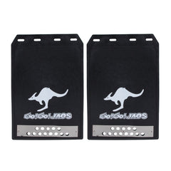 2 PCS WS-003 Premium Heavy Duty Molded Splash Mud Flaps Auto Front and Rear Guards, Small Size, Random Pattern Delivery
