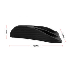 7 PCS Universal Car Eagle Claw Style Shark Fin Diffuser Vortex Generator Roof Spoiler, Carbon Fiber