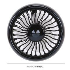 Multi-function Portable Car Air Outlet Sucker Electric Cooling Fan, Multi-function (Black), Multi-function (Silver)