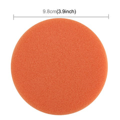 12 PCS Car Wax Sponge Round Sponge High-density Sponge,Size:9.8*9.8cm, 9.8*9.8cm