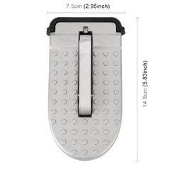 Multi-function Car Door Sill Step Pedals Pads, Pedals Pads (Silver)