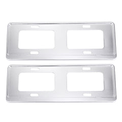 2 PCS Car License Plate Magnesium Alloy Bracket Frame Holder Stand Mount(Silver), Magnesium Alloy Bracket