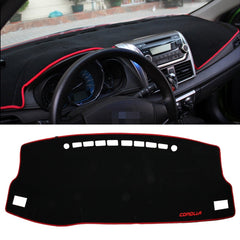 Left-hand Drive Car Light Instrument Panel Sunscreen Dashboard Mats Cover for Toyota New Corolla (2014-2018),Please Note Model and Year, For Toyota