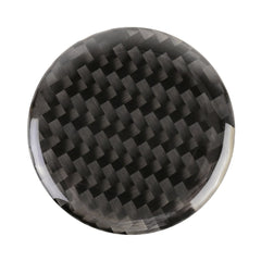 Car Water Cup Rotate Button Panel Carbon Fiber Decorative Sticker for Jeep Grand Cherokee 2014-2018, Water Cup Rotate Button