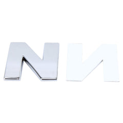 Car Vehicle Badge Emblem 3D English Letter Self-adhesive Sticker Decal, Size: 4.5*4.5*0.5cm, N, D