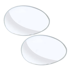3R-055 2 PCS Car Truck Oval Blind Spot Rear View Wide Angle Mirror Blind Spot Mirror 360 Degree Adjustable Wide-angle Mirror, Size: 6.7*4.5cm, Size: 6.7*4.5cm