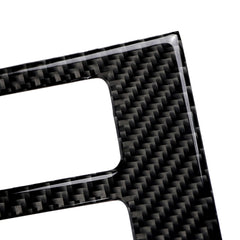 Car Carbon Fiber Water Cup Panel Decorative Sticker for Volkswagen Golf 7 2013-2017, Left Drive, Water Cup Panel