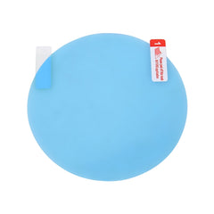Car Round PET Rearview Mirror Protective Window Clear Anti-fog Waterproof Rain Shield Film, Diameter: 8cm, 8*8cm