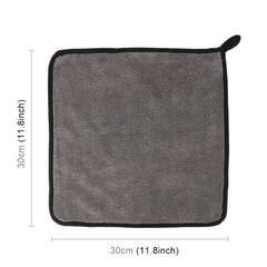 30 x 30cm Microfiber Absorbent Cleaning Drying Clean Cloth Washing Car Care Wash Towel, 30 x 30cm