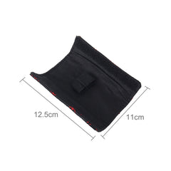 3 PCS Car Hand Brake Cover Shift Knob Gear Stick Cushion Sets Rear View Mirror Sets Cover Car Accessory Interior Decoration Pad, 3 PCS Red, 3 PCS White