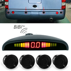 PZ316 Digital LED Crescent Shape Display Rear View Mirror Car Recorder for Truck with 4 Rear Radar, PZ316