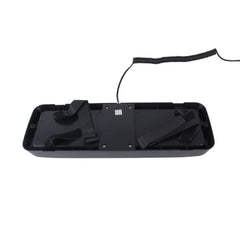 High qulaity DC 12V,9W LED Waterproof Car Sunshade White Light Warning Lights Strobe Emergency Lights Flashing Light with 12 Kinds Flash Patterns, White