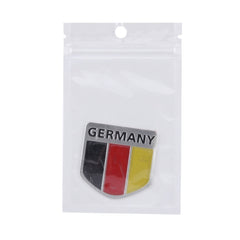 Germany Flag Style Metal Car Sticker, Germany Flag 1, Germany Flag