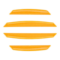 4 PCS Universal Car Door Anti-collision Strip Protection Guards Trims Stickers, 4 PCS