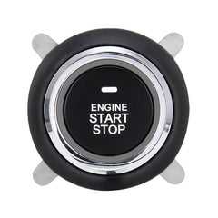 Smart Car Switch Car Engine Start Stop Switch Car Push Start Switch, with RFID Alarm System, Blue Light, Car Switch