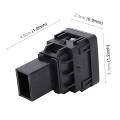Car Fog Light 5 Pin On-Off Button Switch with Cable for Nissan Sylphy, With Cable